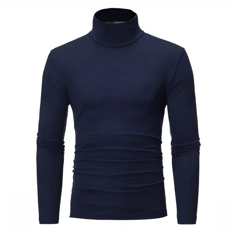 Fine Knit Turtleneck Sweater – Men