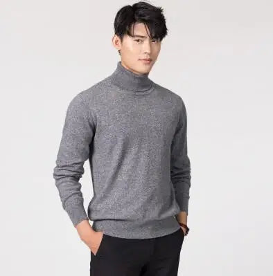 Soft Cashmere Feel Turtleneck – Men