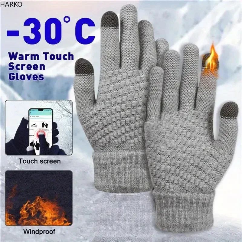 Gants tactiles doublés en polaire – Unisexe