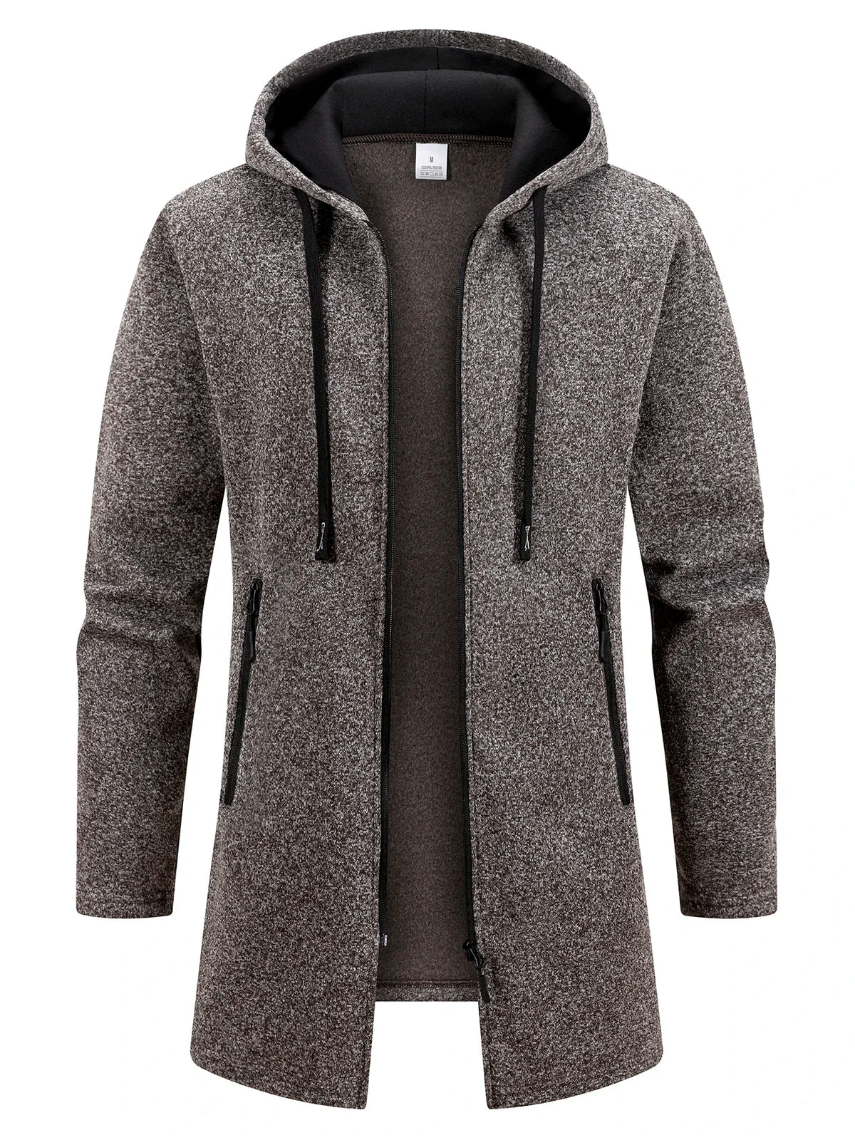 Oversized Zip Hooded Jacket – Men