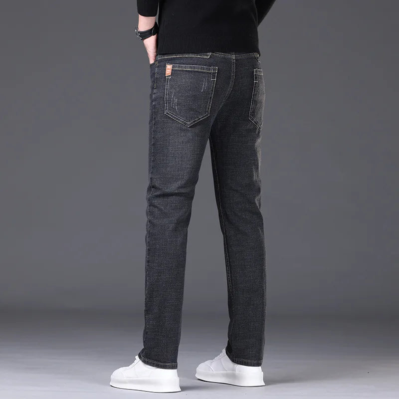 Stretch Slim Straight Jeans – Men
