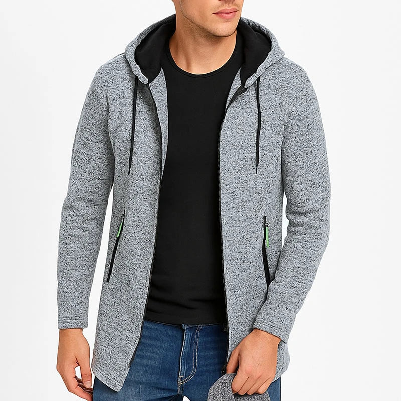 Sweat à capuche zippé intégral – Homme