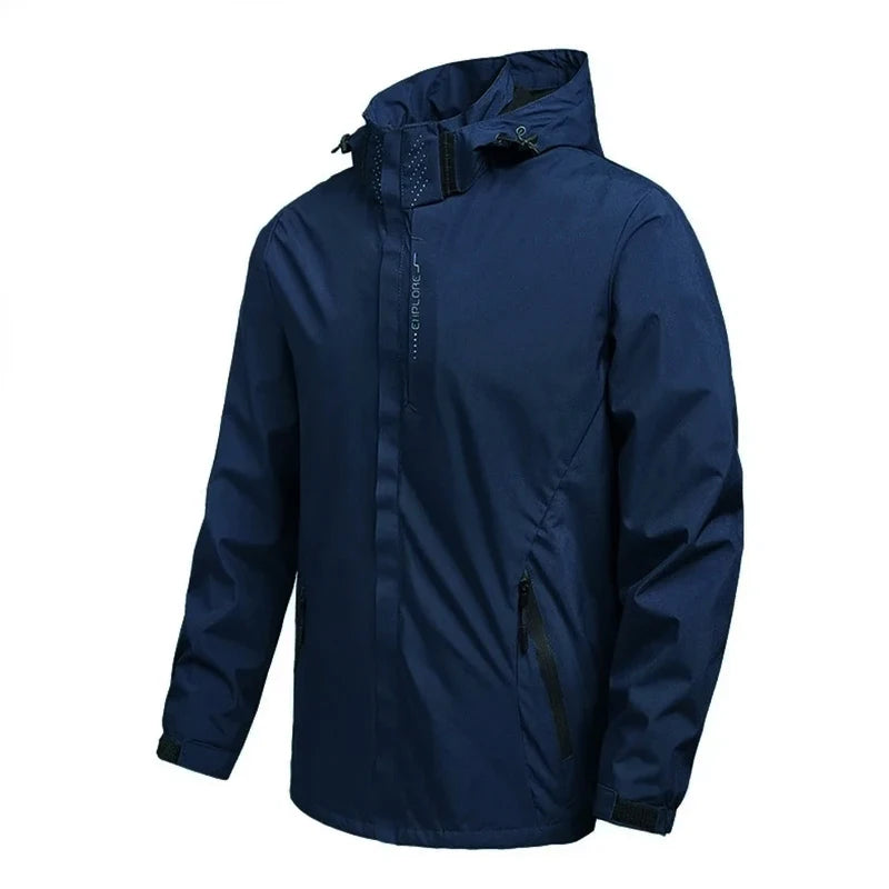 Packable Hooded Rain Jacket – Men