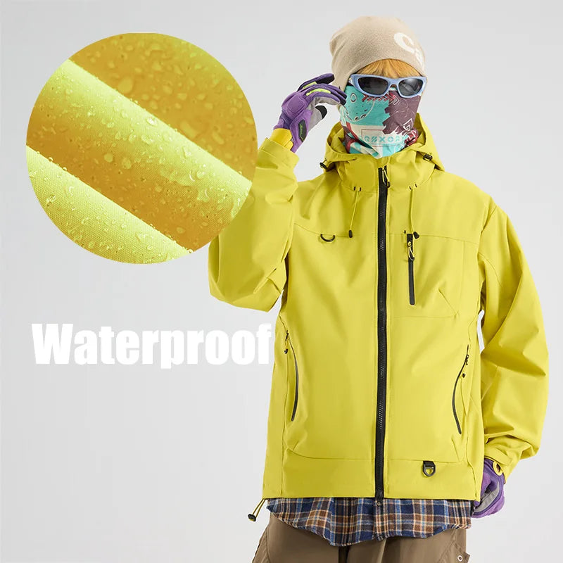 Waterproof Hooded Windbreaker – Unisex