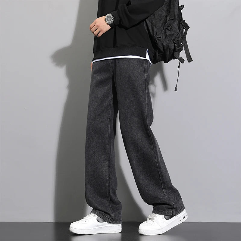Straight Wide-Leg Jeans – Men