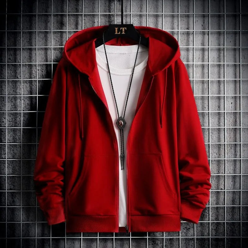 Sherpa-Lined Zip Hoodie – Men