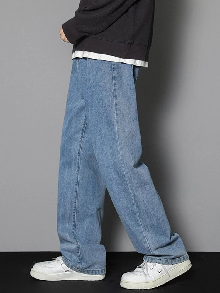 Straight Wide-Leg Jeans – Men