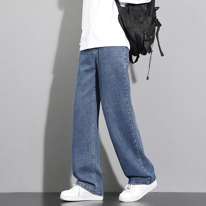 Straight Wide-Leg Jeans – Men