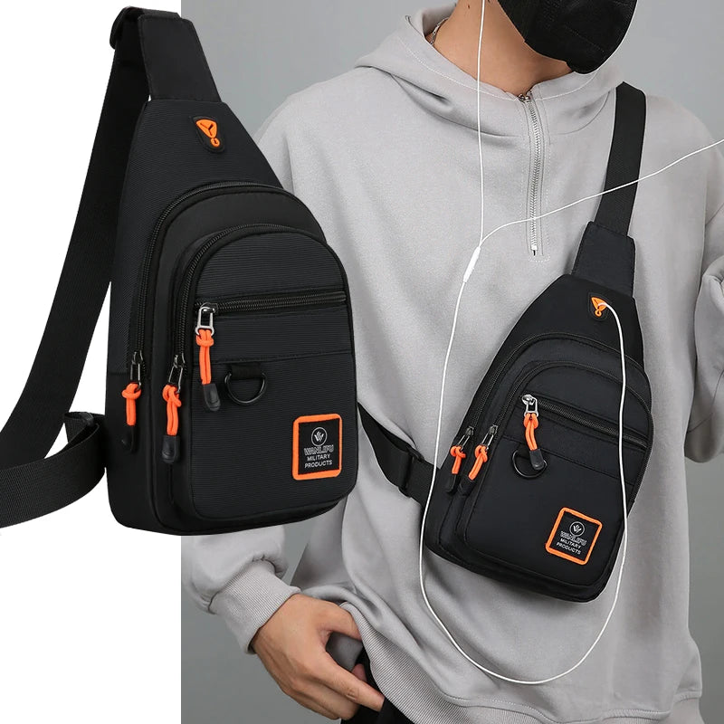 Waterproof Crossbody Sling Bag – Men