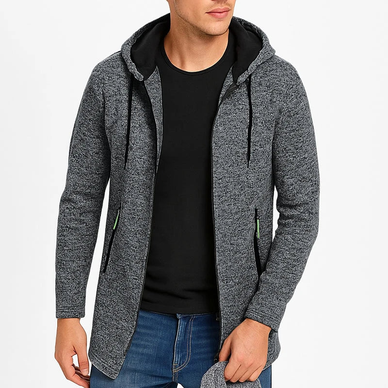 Full-Zip Hooded Sweatshirt – Men