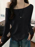 Off-Shoulder Long-Sleeve Top – Women
