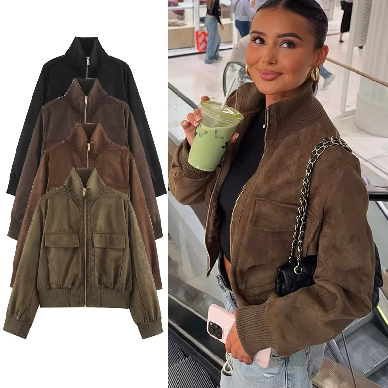 Slim Utility Pocket Jacket – Women