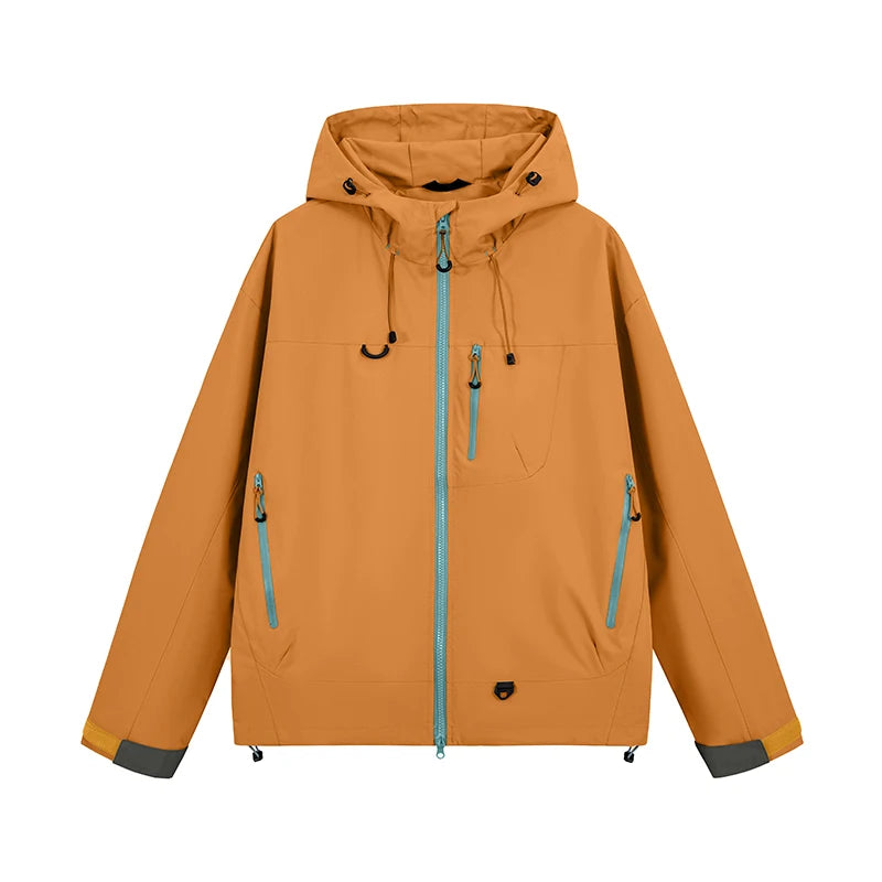 Waterproof Hooded Windbreaker – Unisex