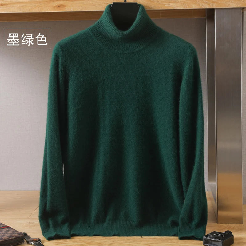 Cashmere-Blend Turtleneck Sweater – Men