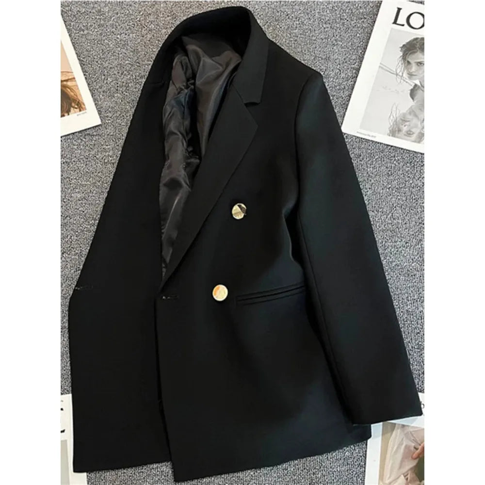 Double-Breasted Tailored Blazer – Women