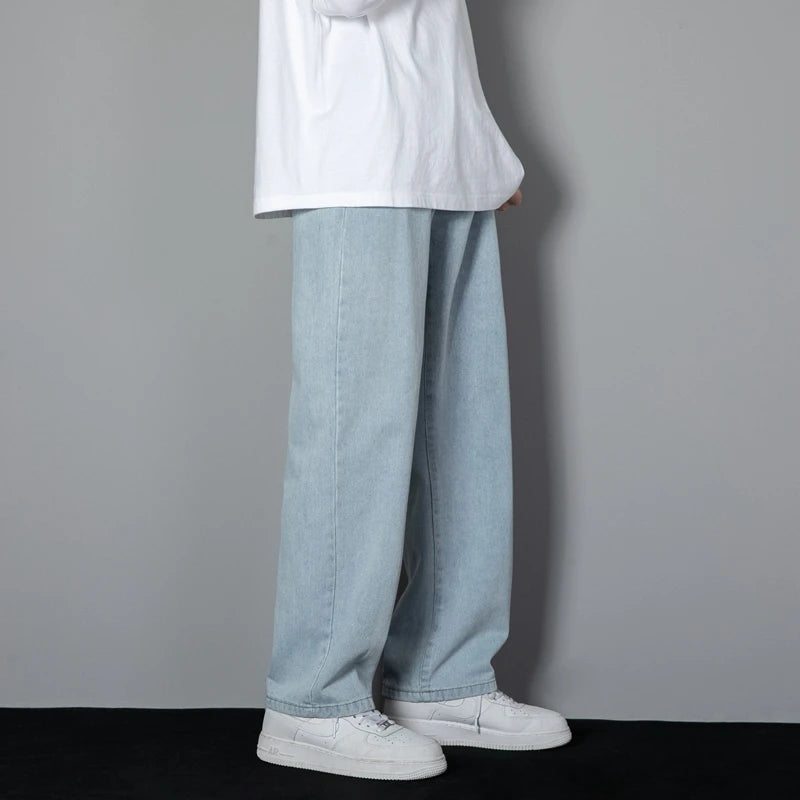 Straight Wide-Leg Jeans – Men