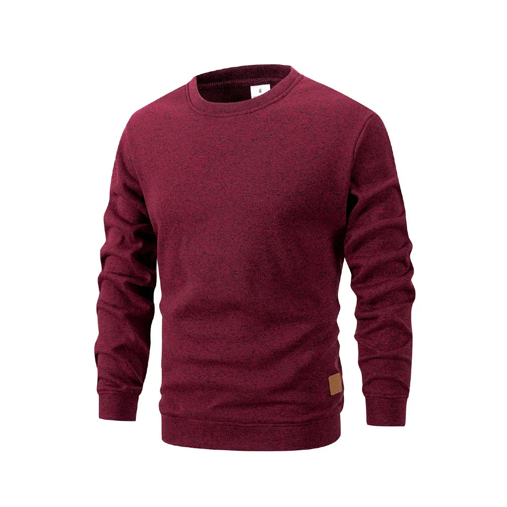 Sweat-shirt col rond en molleton – Homme