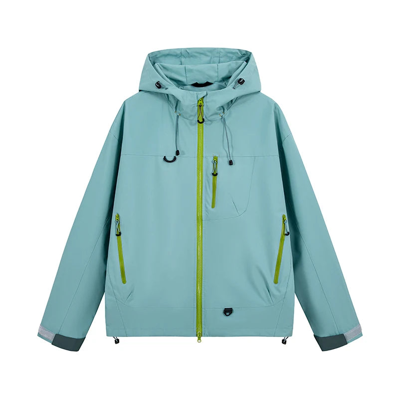 Waterproof Hooded Windbreaker – Unisex