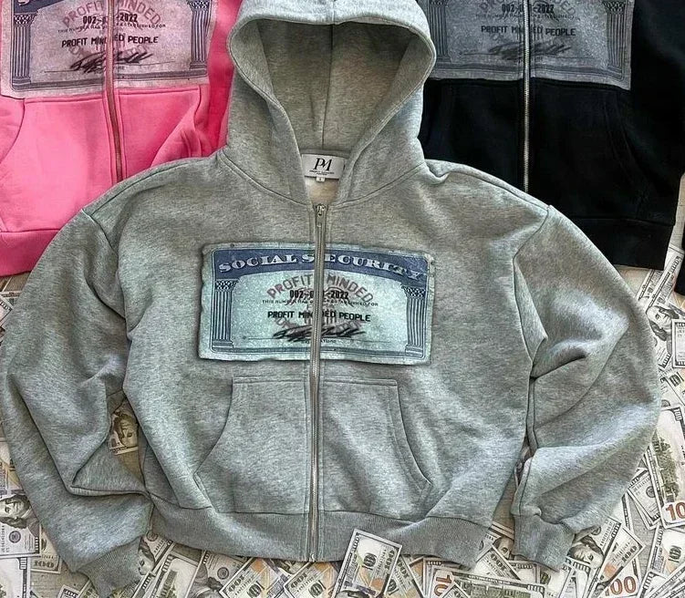 Sweat à capuche streetwear imprimé graffiti – Unisexe