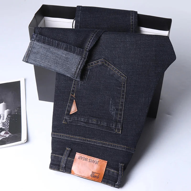 Stretch Slim Straight Jeans – Men