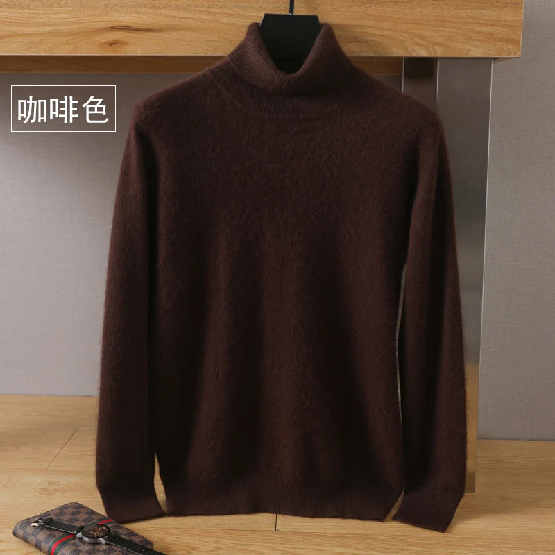 Cashmere-Blend Turtleneck Sweater – Men