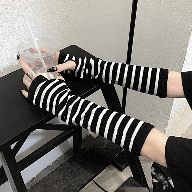 Knit Fingerless Arm Warmers – Unisex