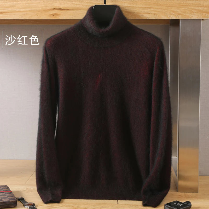Cashmere-Blend Turtleneck Sweater – Men