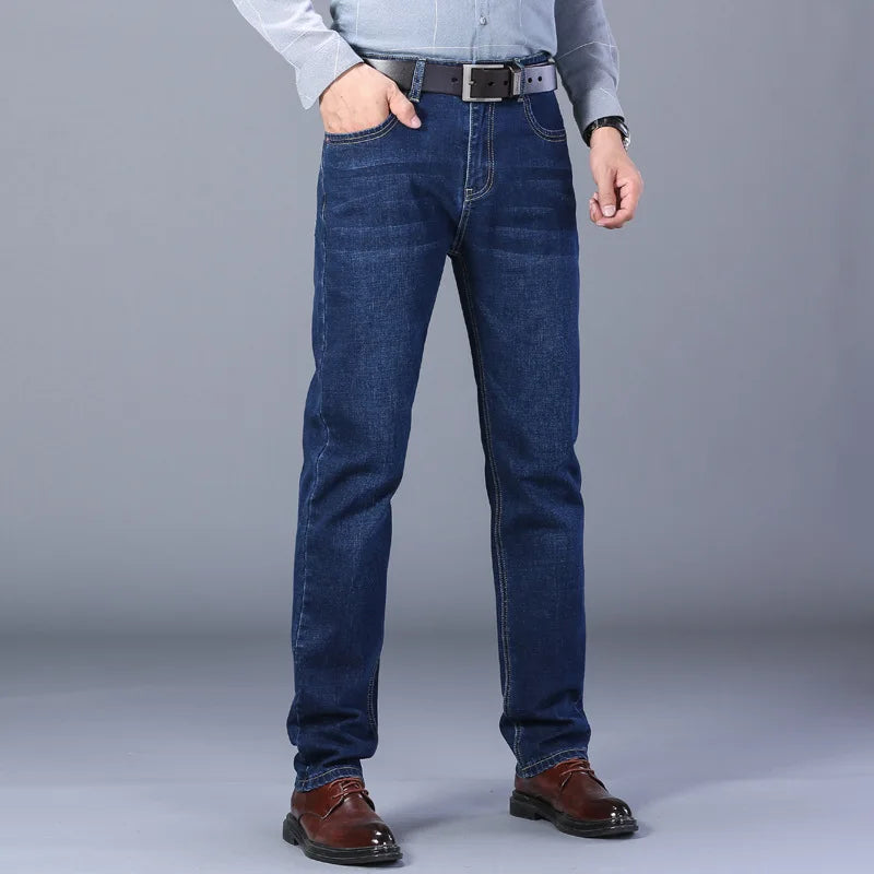 Stretch Slim Straight Jeans – Men