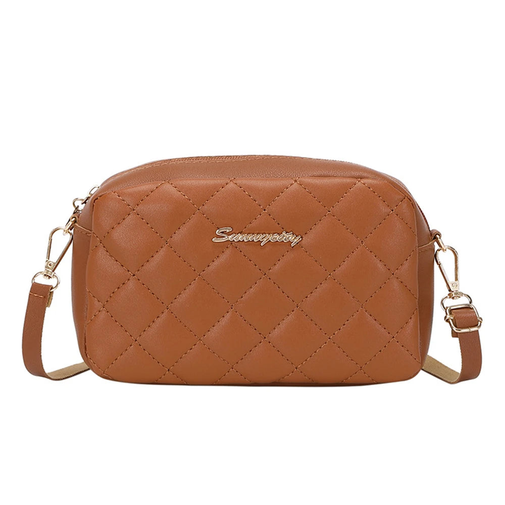 Sac matelassé à chaîne et pompon – Femme