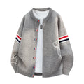 Striped Button Cardigan – Men