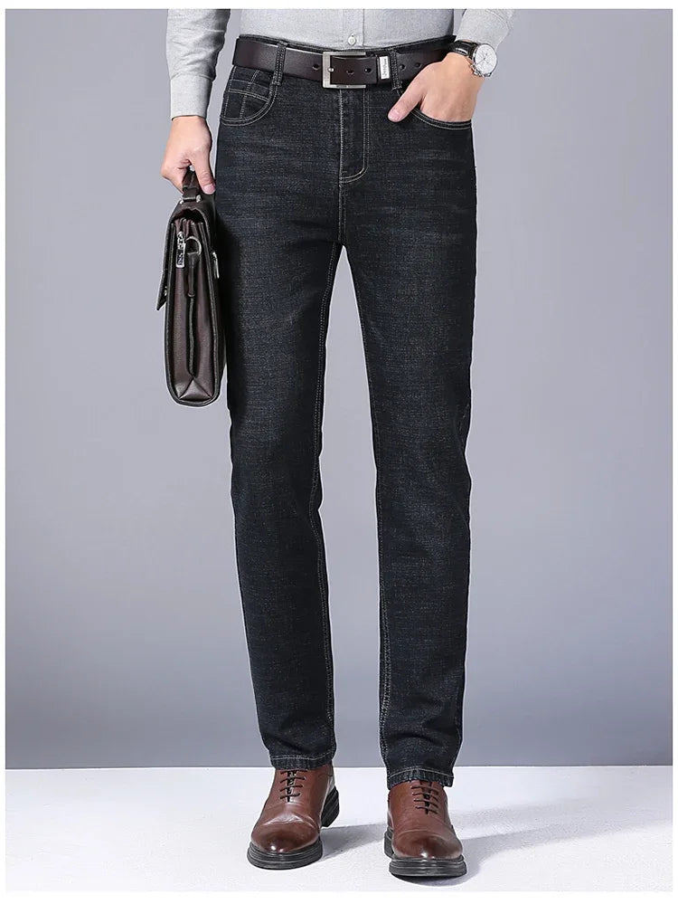 Stretch Slim Straight Jeans – Men