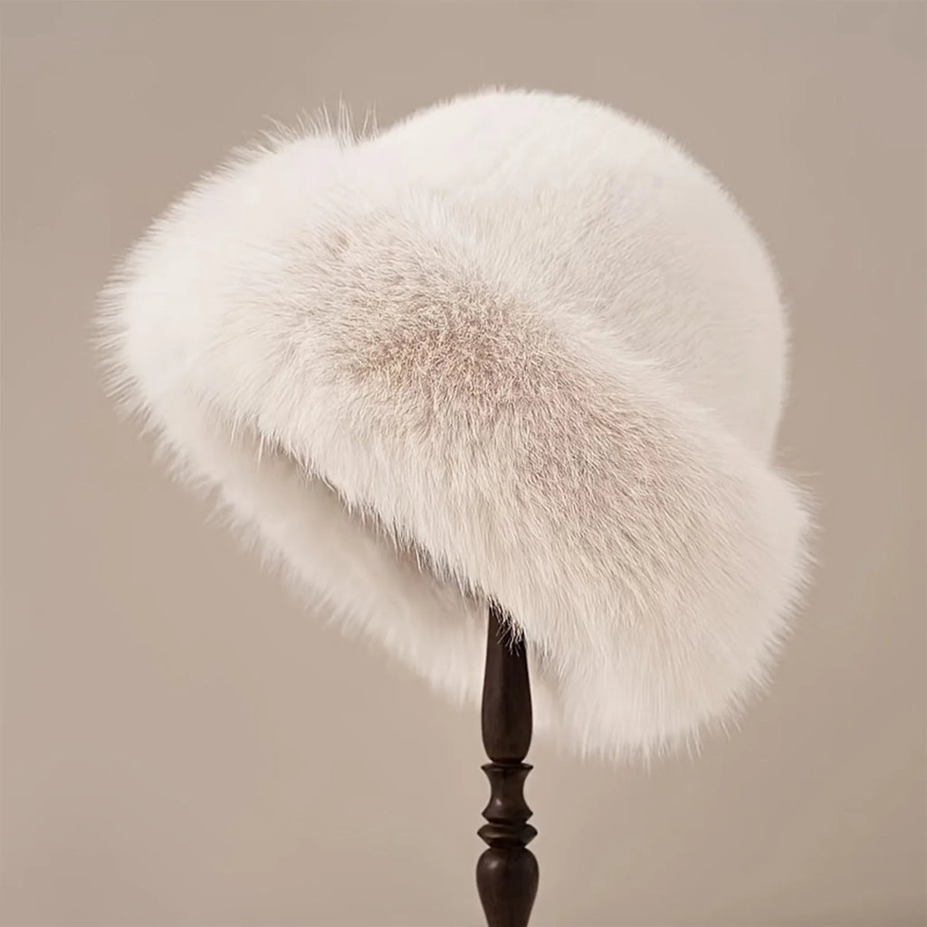 Chapeau d’hiver en fausse fourrure – femme