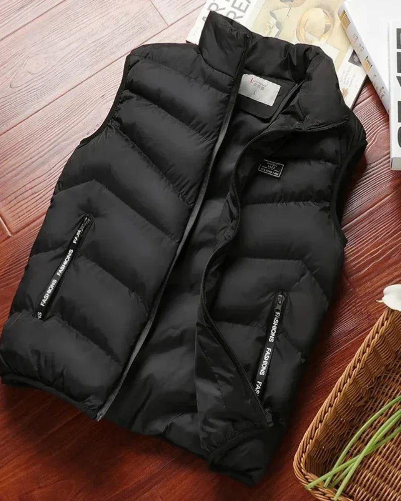 Quilted Puffer Vest – Men