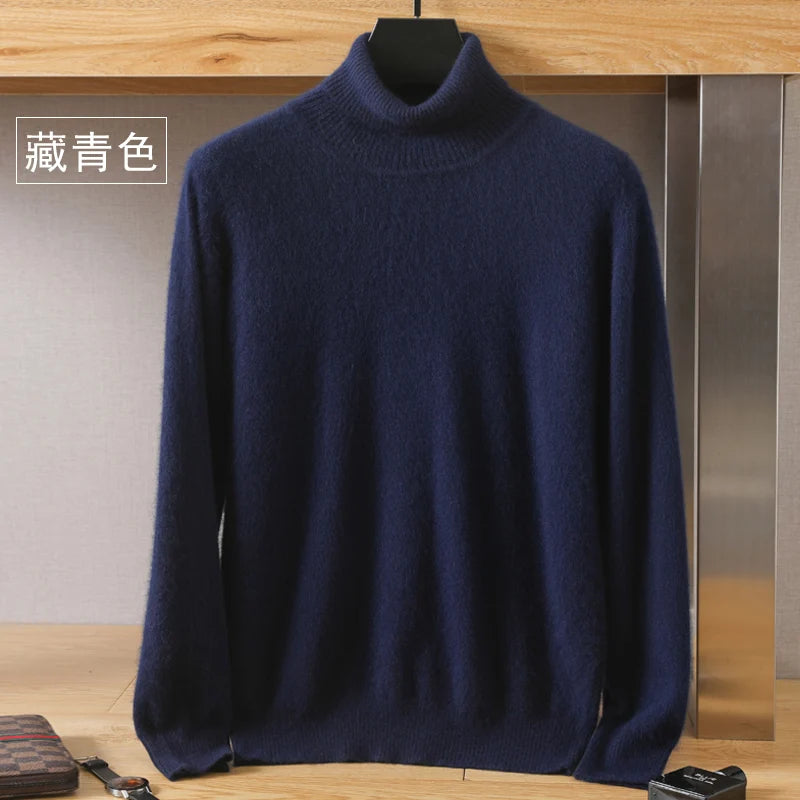 Cashmere-Blend Turtleneck Sweater – Men