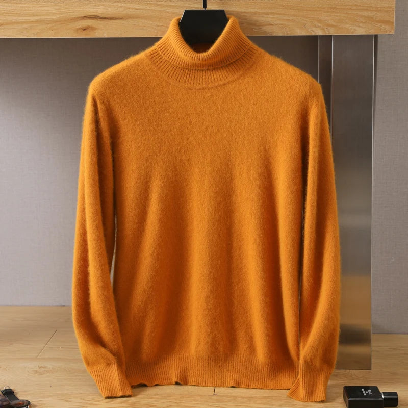 Cashmere-Blend Turtleneck Sweater – Men