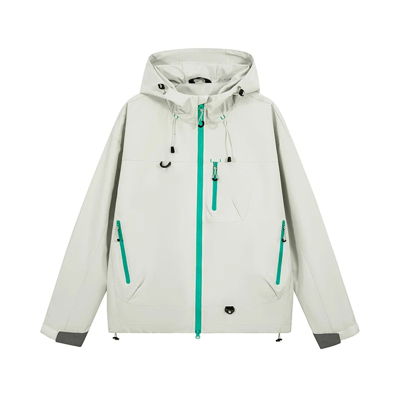 Waterproof Hooded Windbreaker – Unisex
