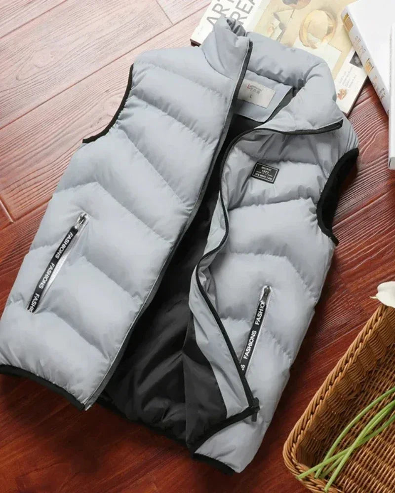 Quilted Puffer Vest – Men