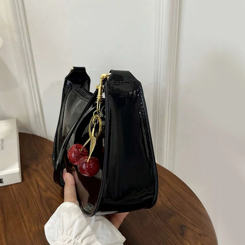 Sac bandoulière en simili cuir – Femme