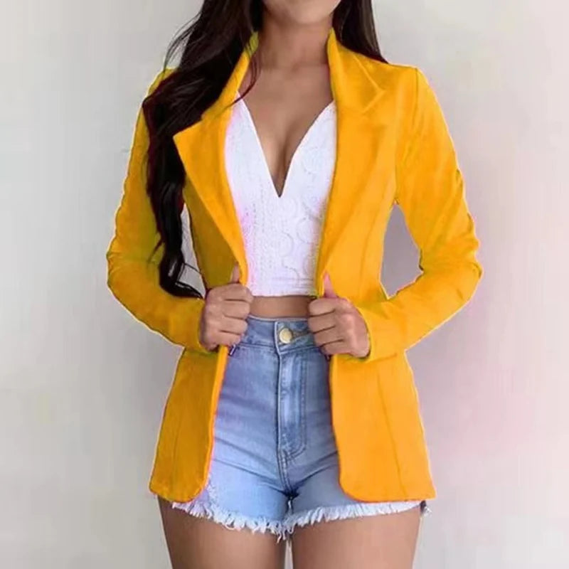 Blazer décontracté à poches – Femme