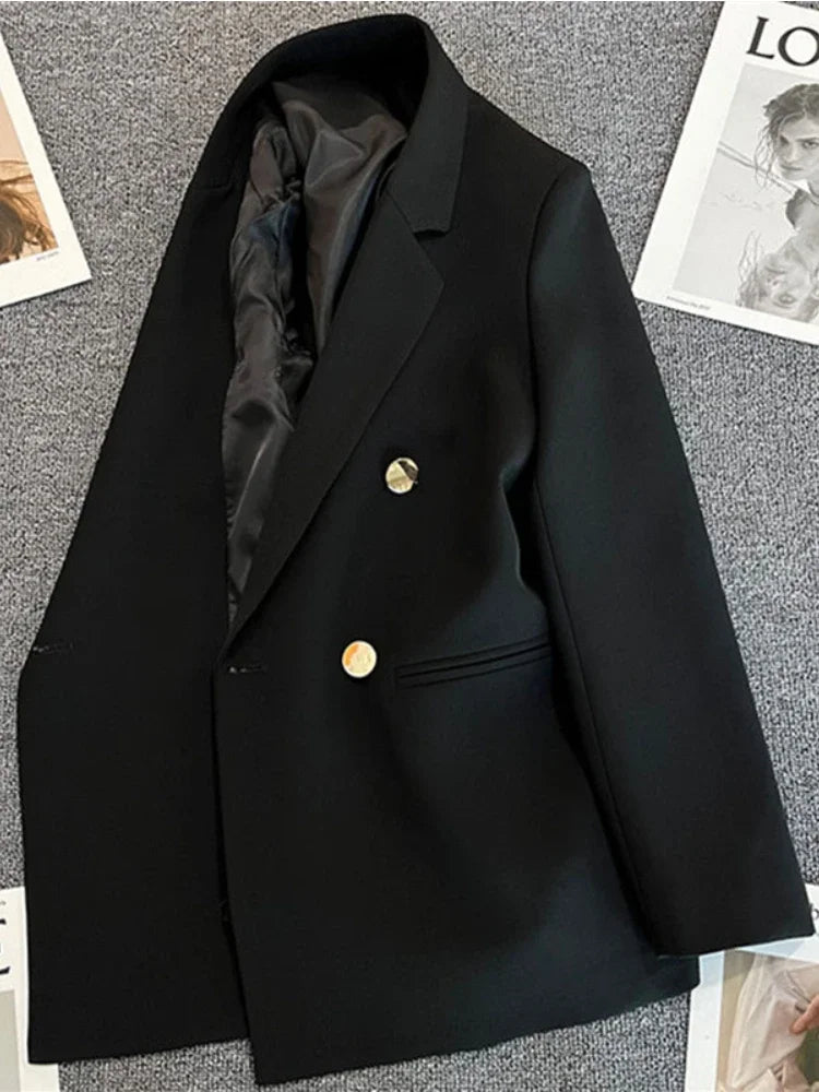 Double-Breasted Tailored Blazer – Women