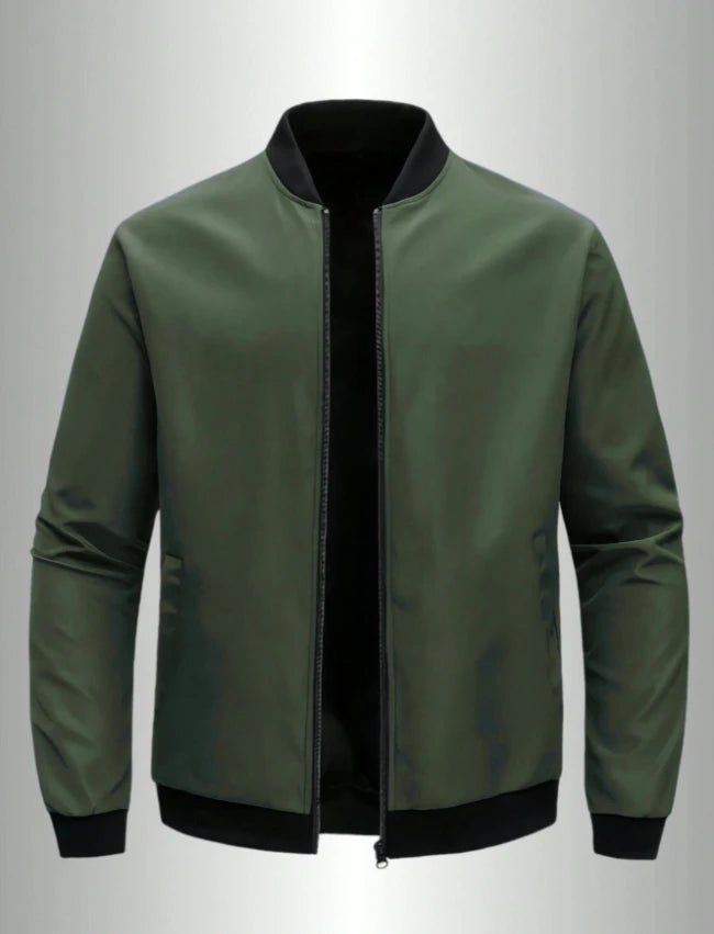 Baseball Collar Casual Jacket – Men