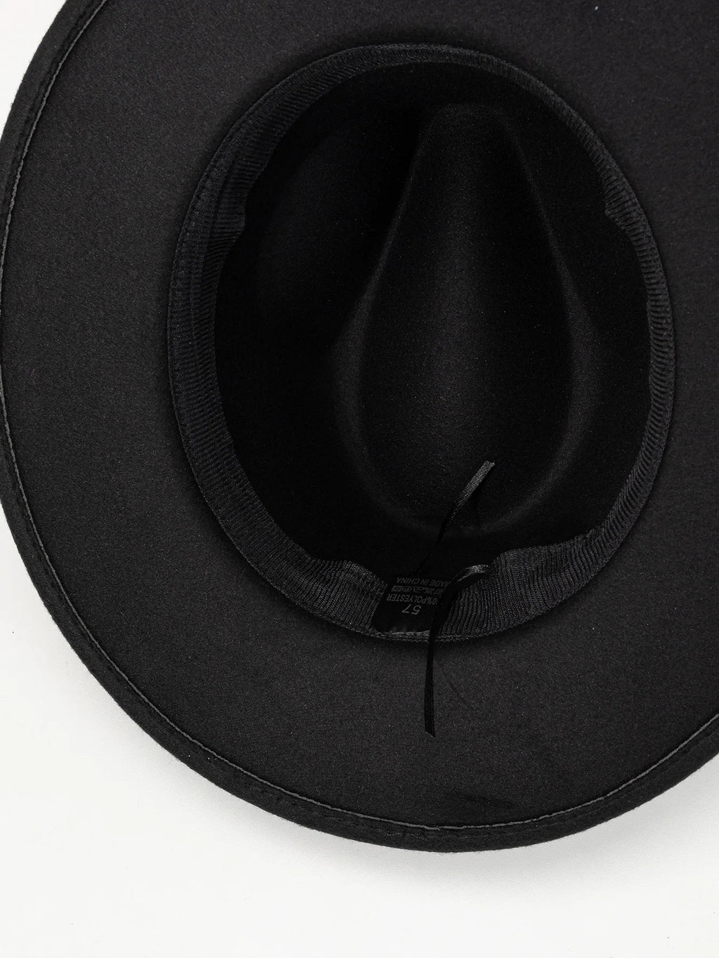 Wide-Brim Wool Fedora Hat – Unisex