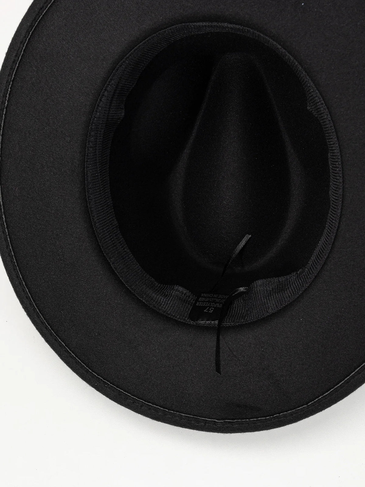 Wide-Brim Wool Fedora Hat – Unisex