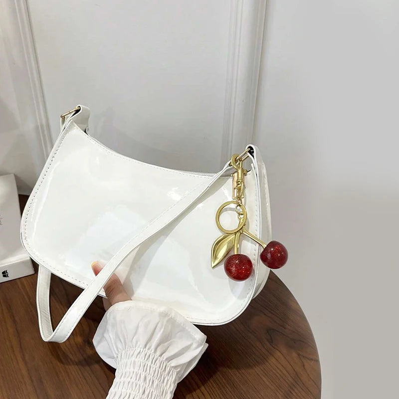 Faux Leather Shoulder Bag – Women
