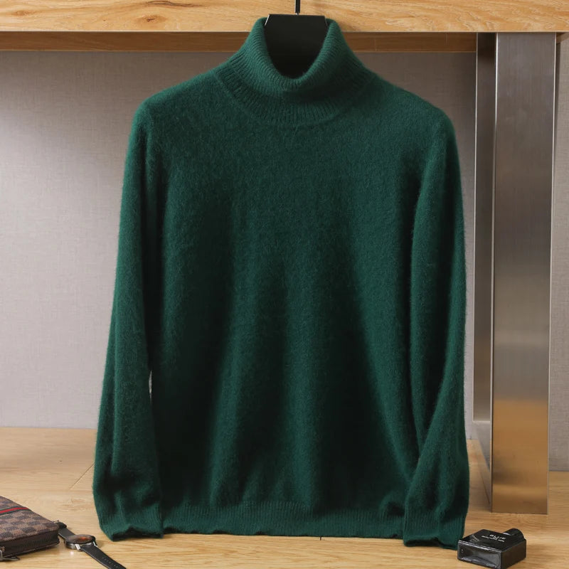 Cashmere-Blend Turtleneck Sweater – Men