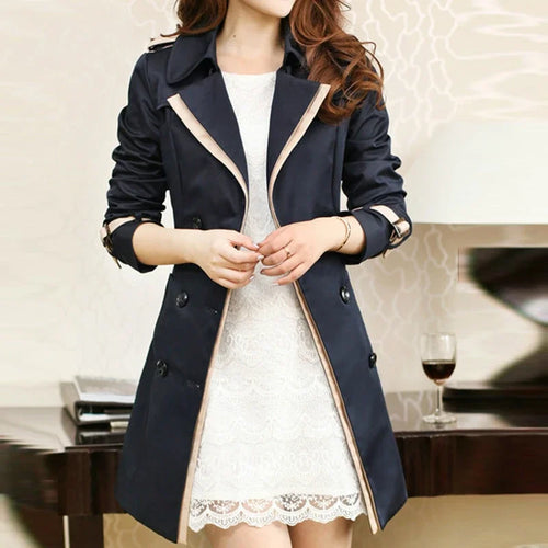 Double-Breasted Trench Coat – Women