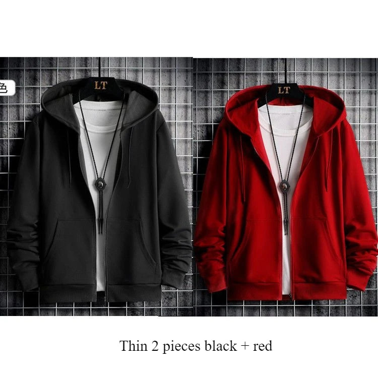Sherpa-Lined Zip Hoodie – Men