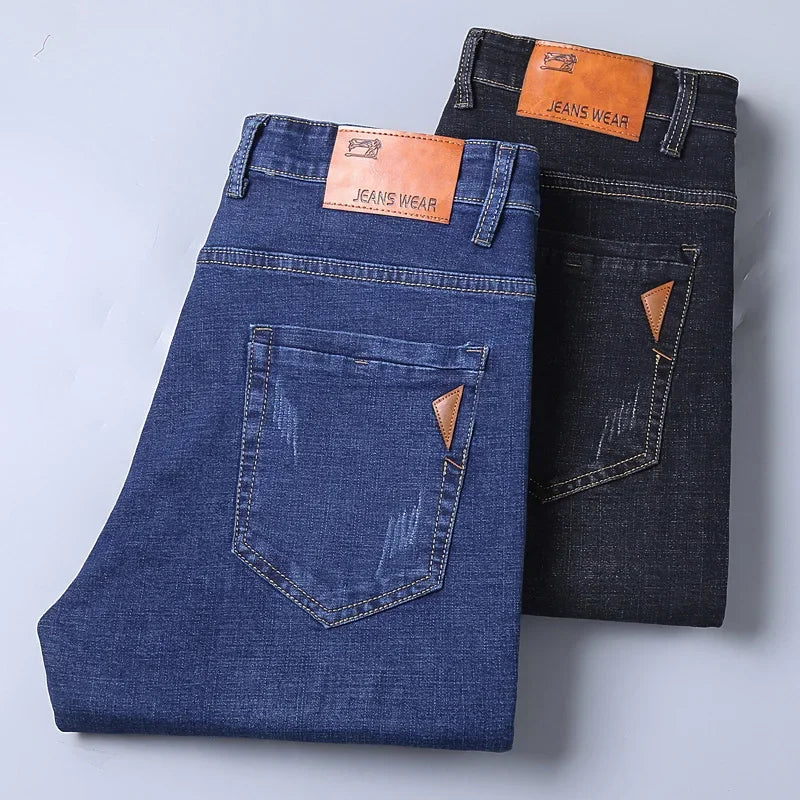 Stretch Slim Straight Jeans – Men