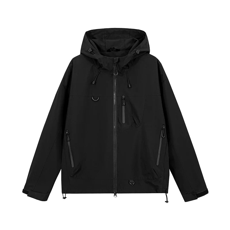 Waterproof Hooded Windbreaker – Unisex