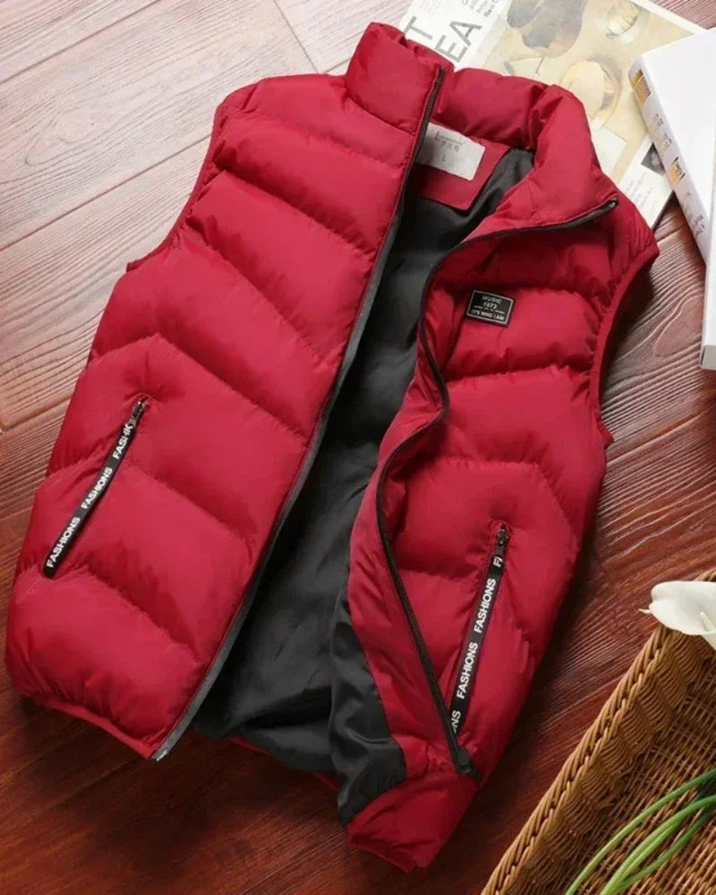 Quilted Puffer Vest – Men